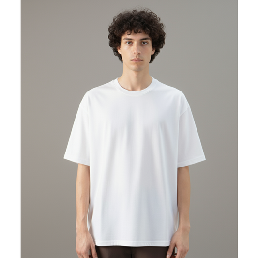 White Oversized Tee